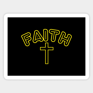 FAITH WITH CROSS Magnet